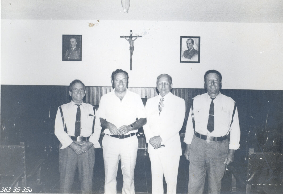 Visita al Alcalde de Villaluenga de la Sagra, 1975